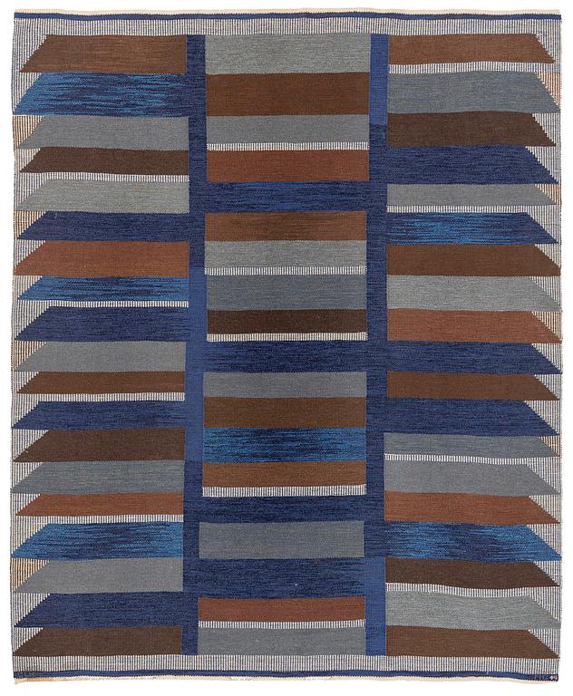 Margareta Grandin-Nettles, a flat weave carpet, c. 302 x 246 cm, signed GLH MG.
