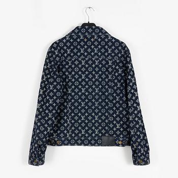Louis Vuitton, a 'Monogram Denim Jacket', size 52.