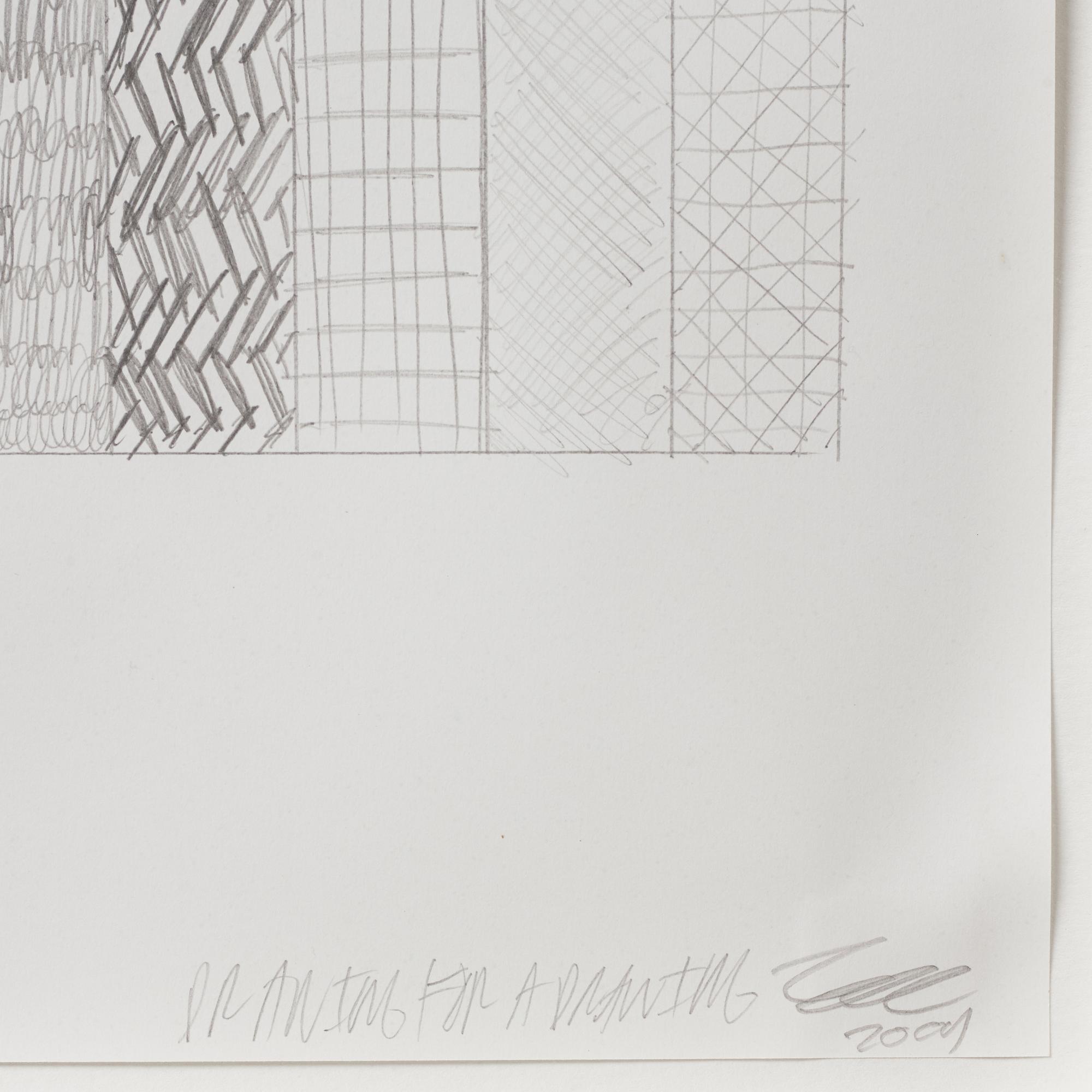 Zak Kitnick, pencil. Signed and dated 2009.