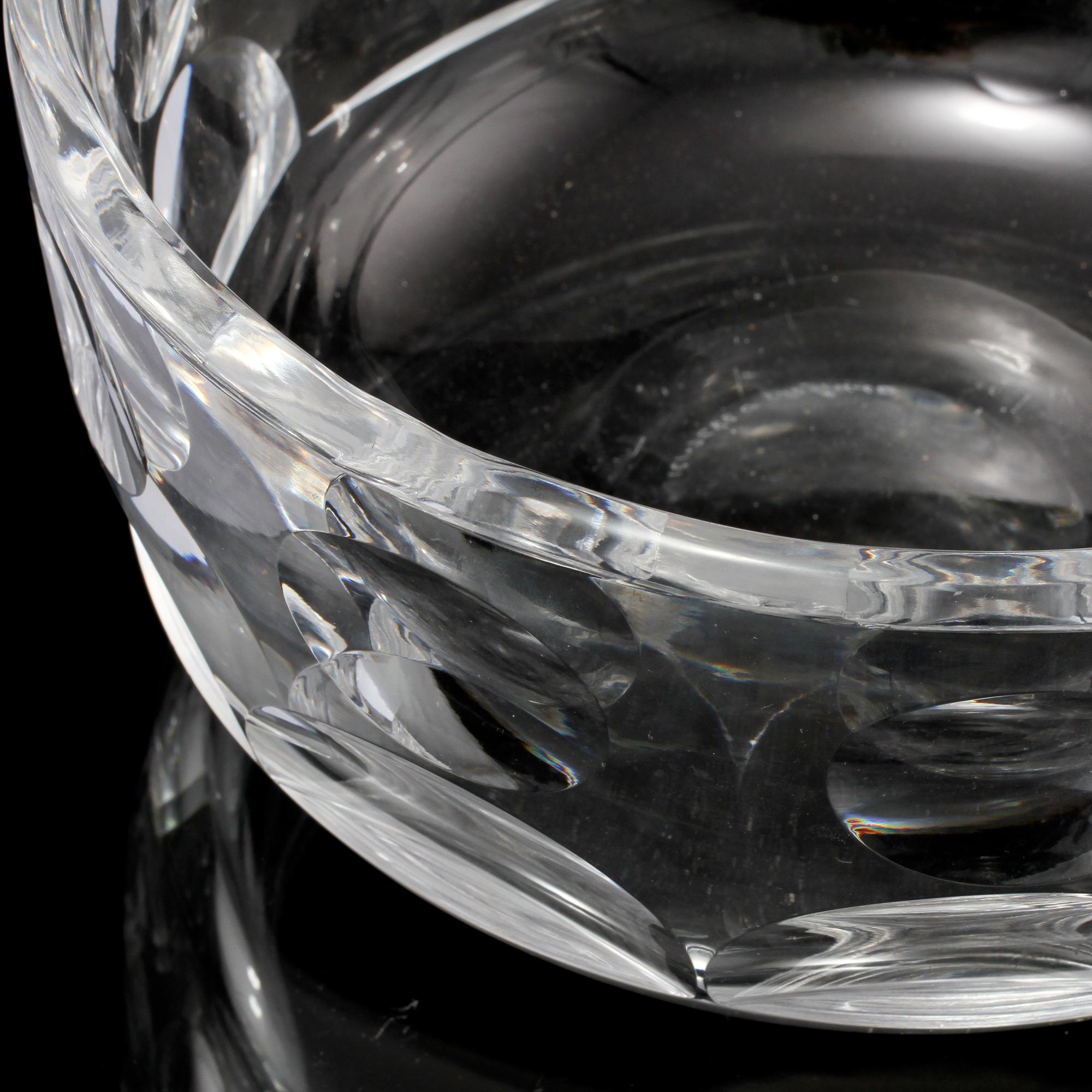 SKÅL, glas, Ingeborg Lundin, Orrefors, 1900-talets andra hälft.