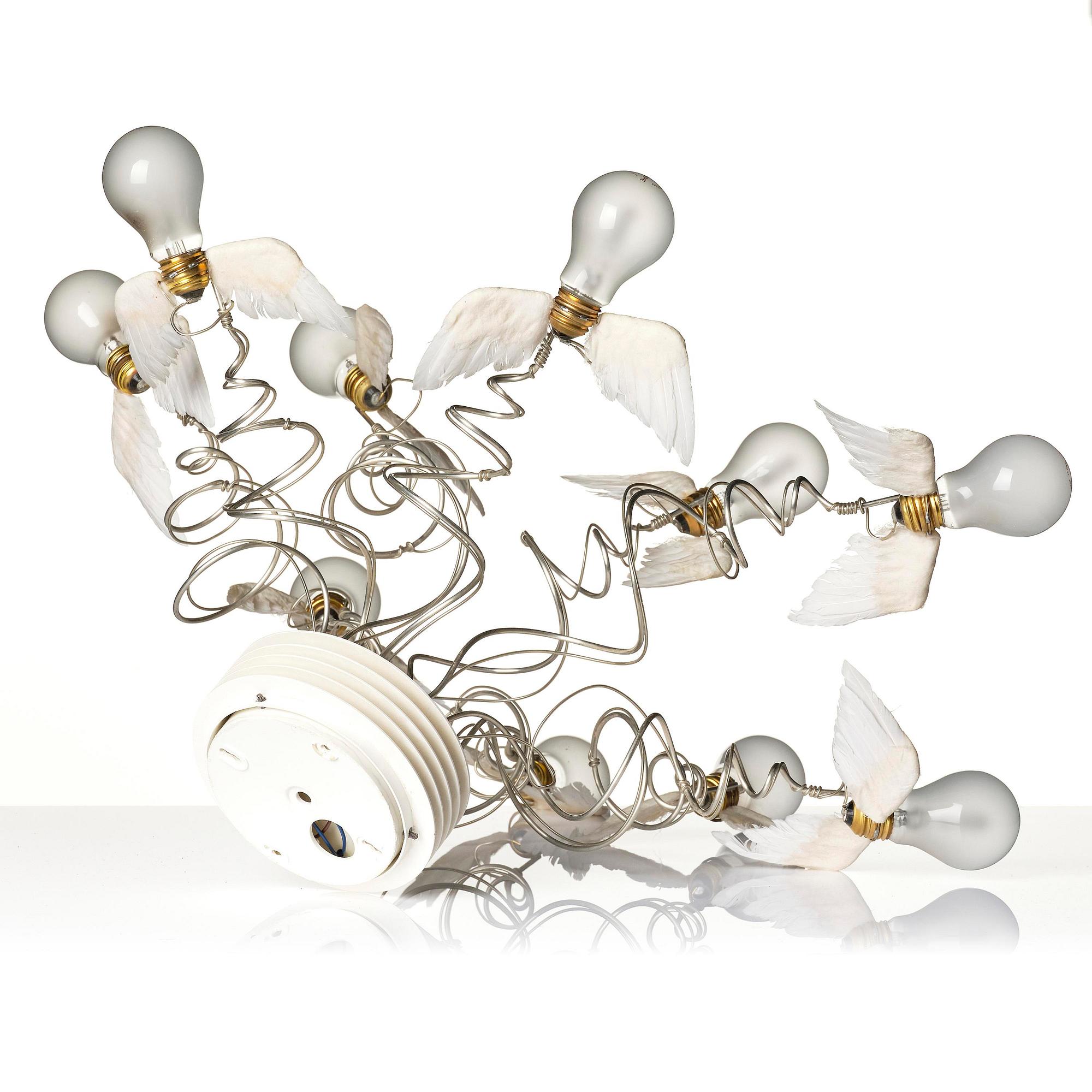 Ingo Maurer, a "Birdie's Nest" ceiling lamp, Ingo Maurer, Germany, post 2005.