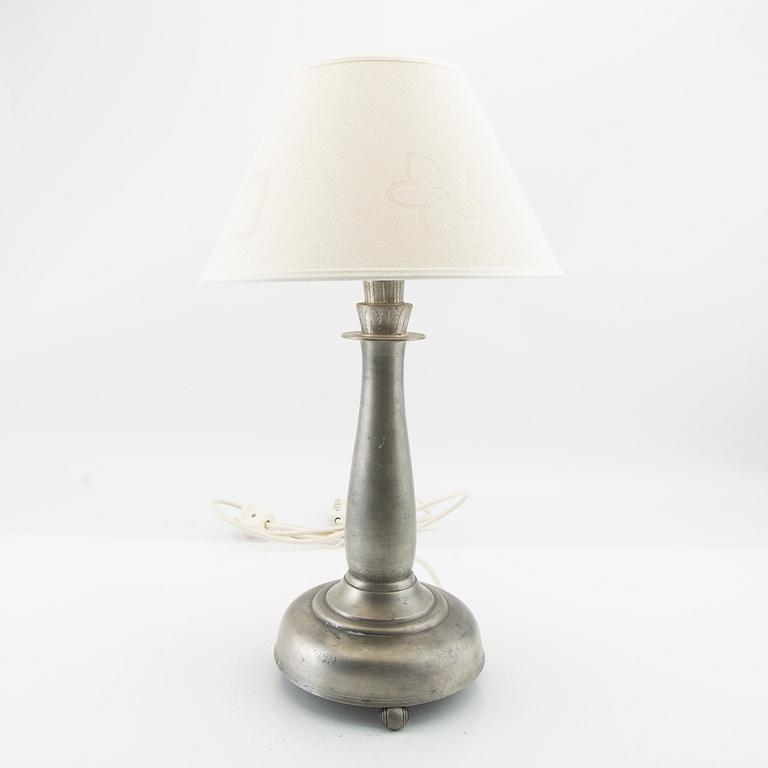 Ivar johansson, bordslampa för Astrid Aagesen Hälsingborg  1920-30-tal.