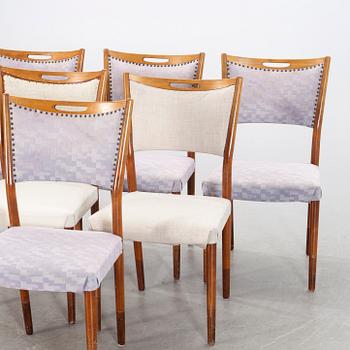 Six chairs from the 1950's.