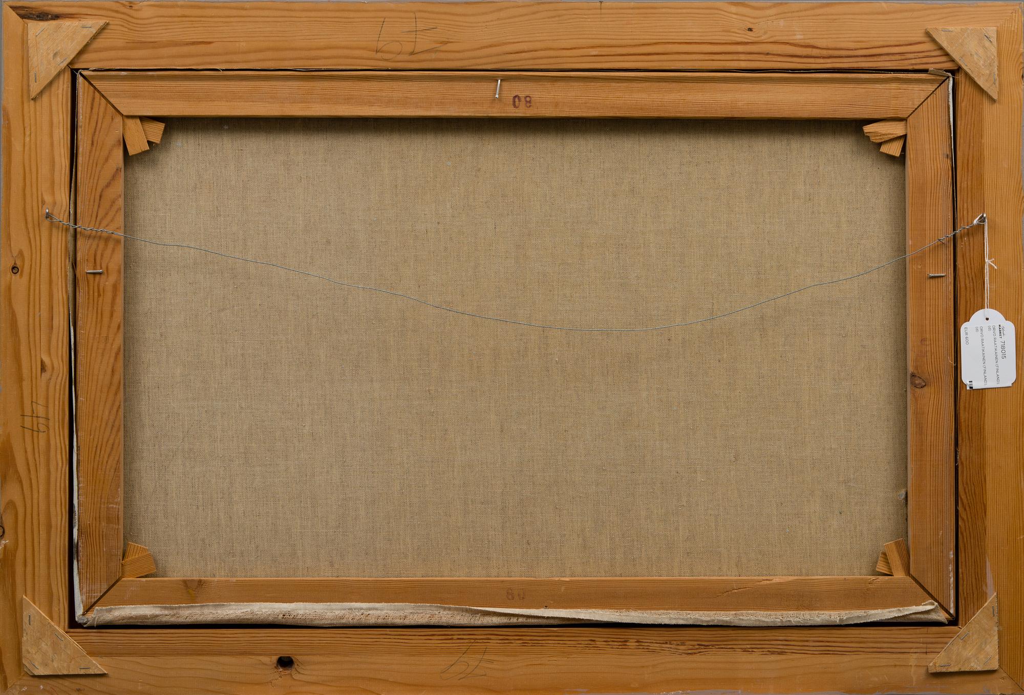 ORVO RAATIKAINEN, olja på duk, signerad och daterad - 75.