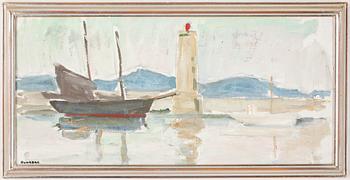 GUSTAV RUDBERG, olja på duk, signerad.