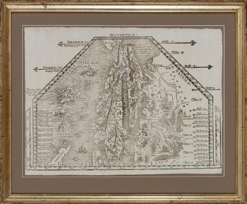 KARTA, Olaus Magnus, Basel 1567.
