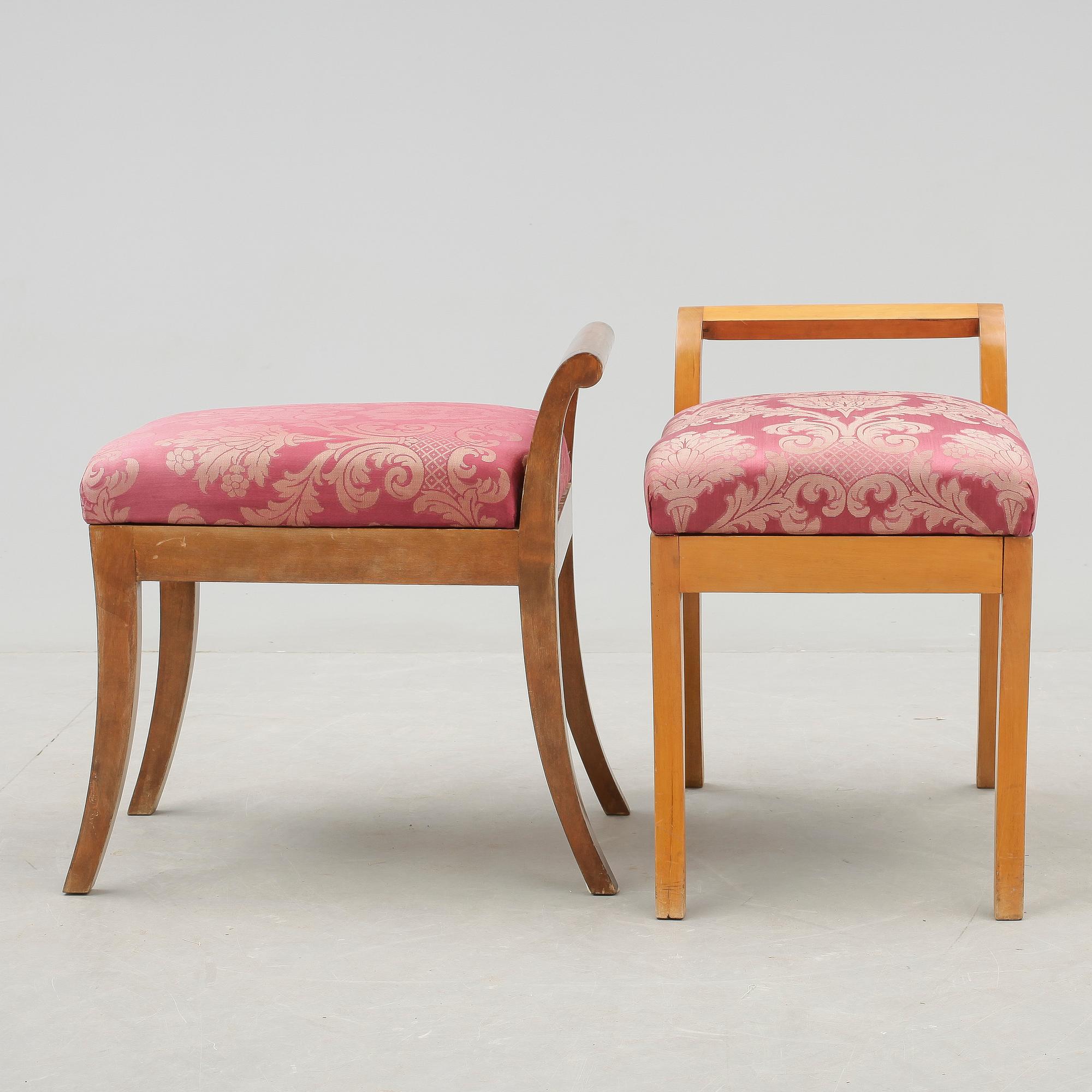 TABURETTER, Karl Johan, 1800-tal.