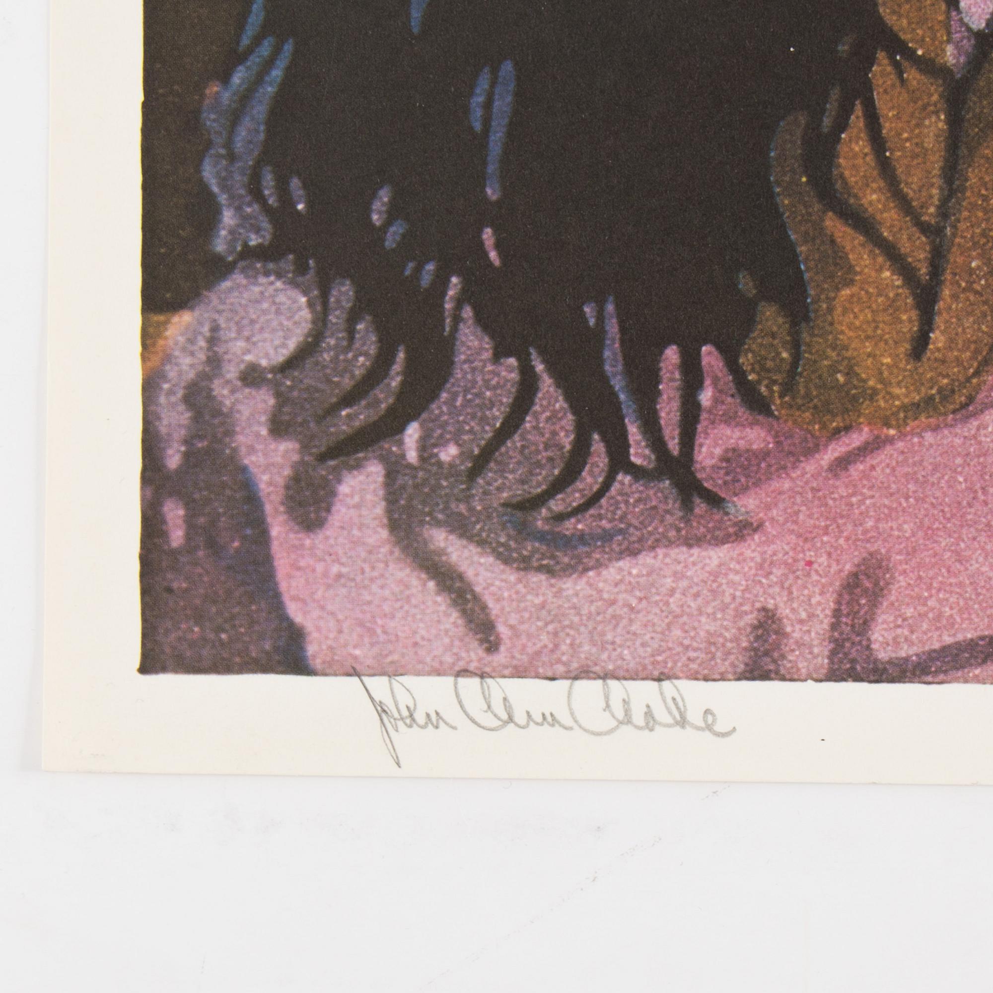 PARTI GRAFIK, 9 delar, mesta dels litografier, b.la C Göran Karlsson, Malcom Morley mm, samtliga signerade.