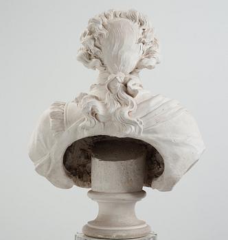 Johan Tobias Sergel, A plaster late Gustavian bust of Gustaf Adolf Reuterholm (1756-1813) 1795.