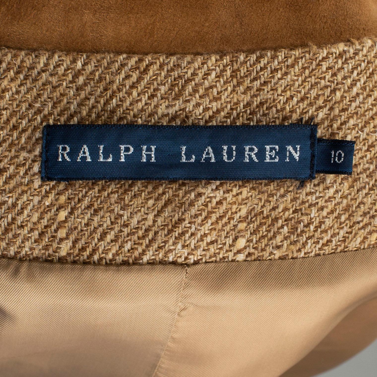 a Ralph Lauren jacket, size 10.