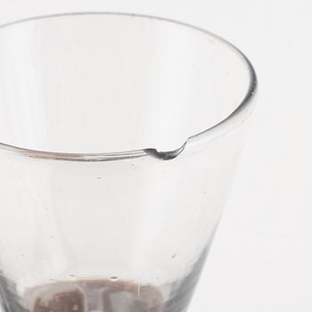 Spetsglas, fem stycken, 1800-/1900-tal.