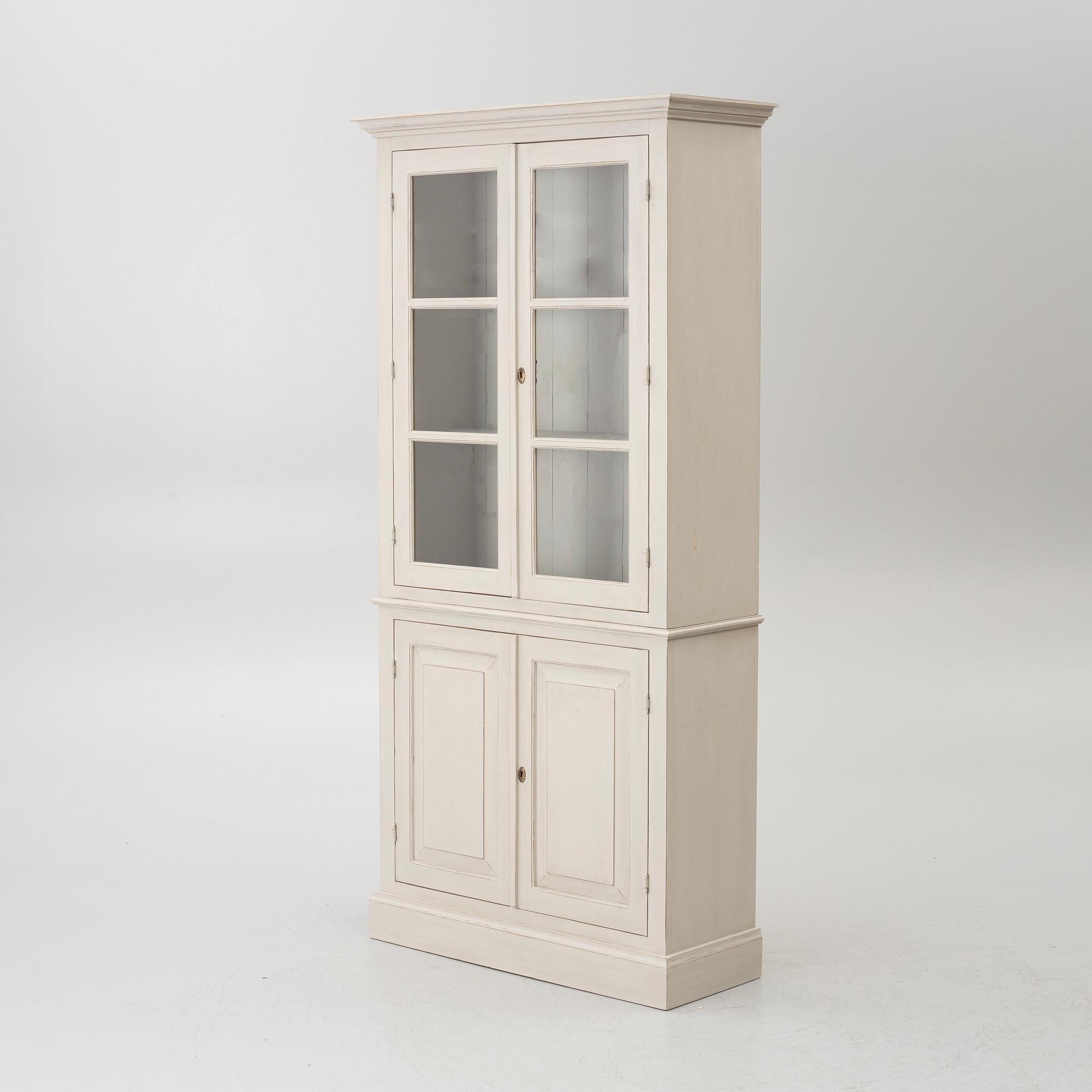 A contemporary display cabinet.
