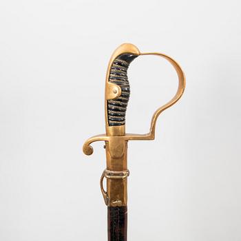 A German NCO's sabre 1889 pattern with scabbard.