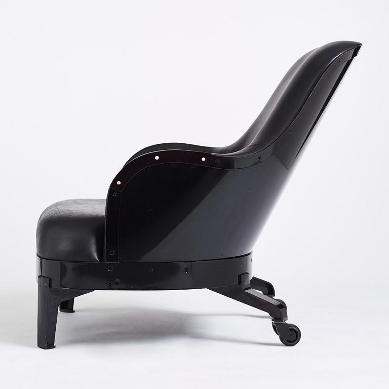 Mats Theselius, a 'The Ritz' lounge chair, edition 18/90, Källemo Sweden, post 1994.