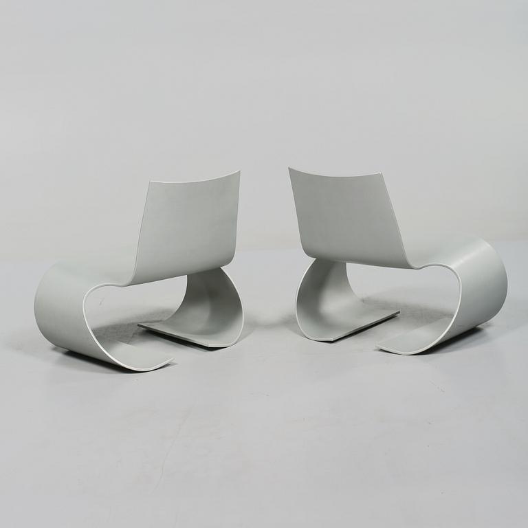 FÅTÖLJER, ett par, "Oto", Peter Karpf för Iform, 2000.