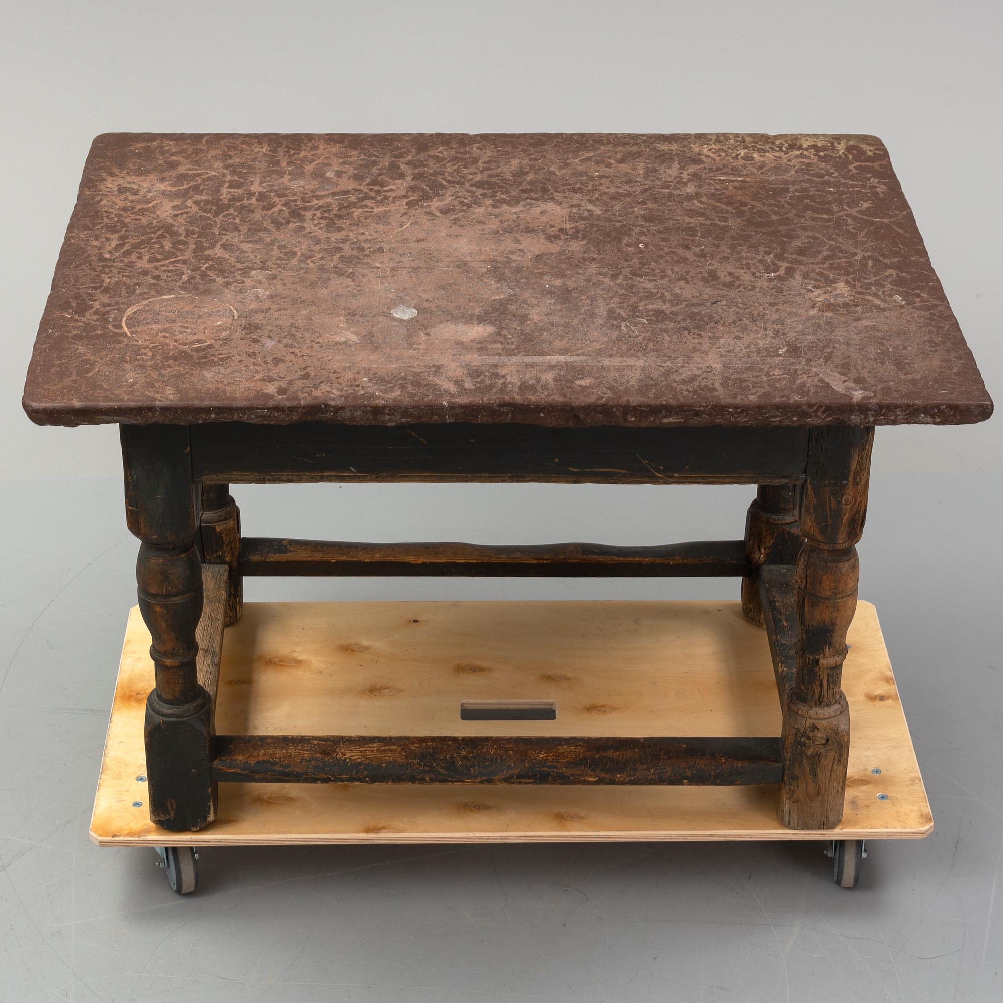 A Baroque table, 18th Century.