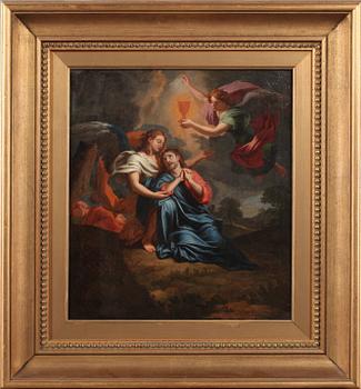 OKÄND KONSTNÄR, olja på duk, 1800-tal.