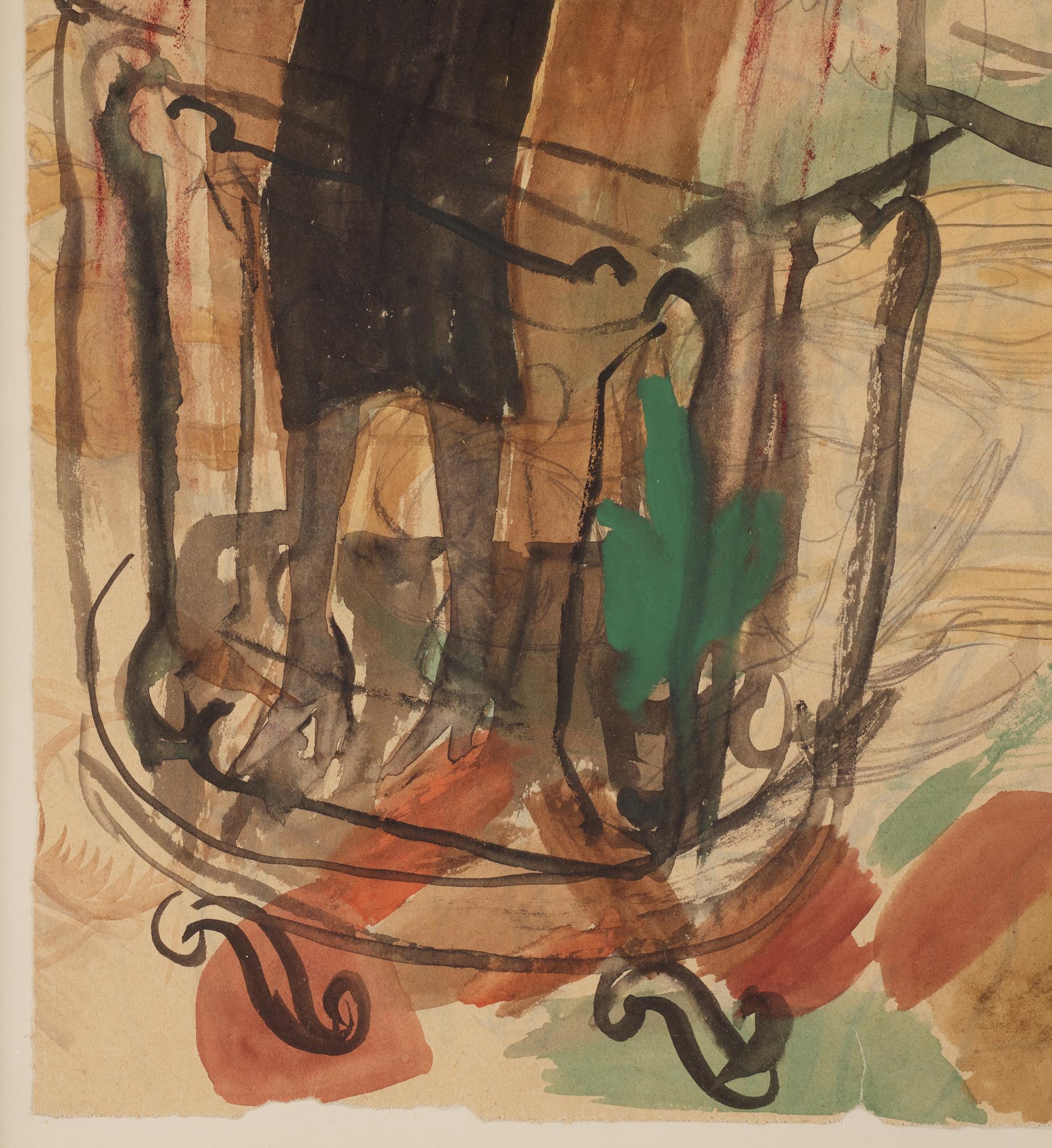Hilding Linnqvist, On the Balcony, Chinon.
