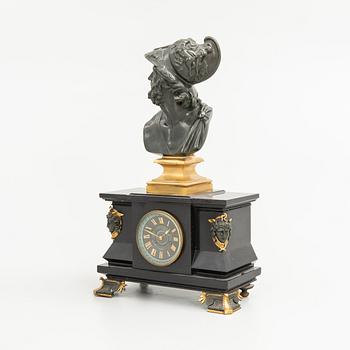Table pendulum clock, Paris, late 19th century.