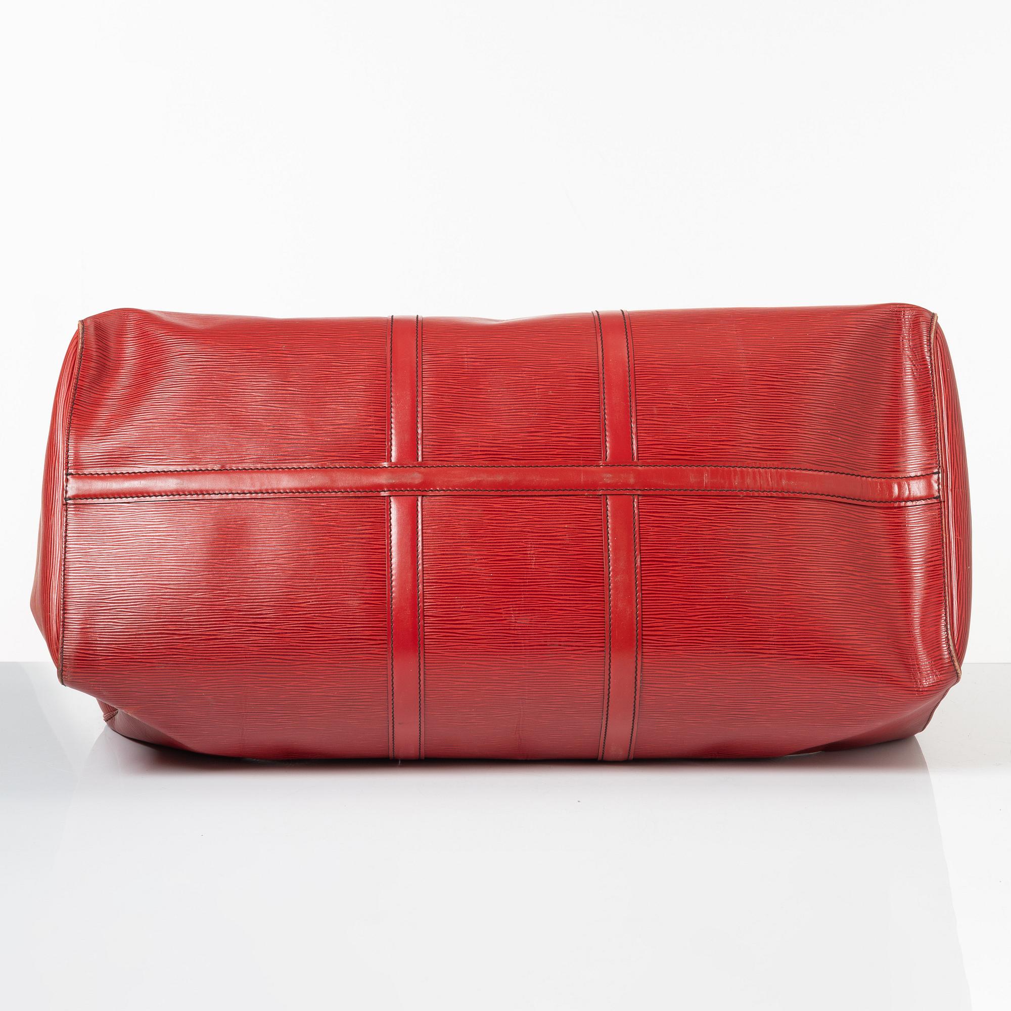 Louis Vuitton, weekend bag, "Keepall epi 60", 1988.