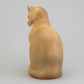 A stoneware sculpture "Måns Maxi" by Lisa Larson for Keramikstudion in Gustavsberg.