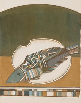 Andrei Gennadiev, litografia, signeerattu ja numeroitu 5/15.