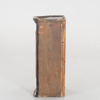 HÖRNSKÅP FÖR VÄGG, ALLMOGE,1700-talets andra hälft.