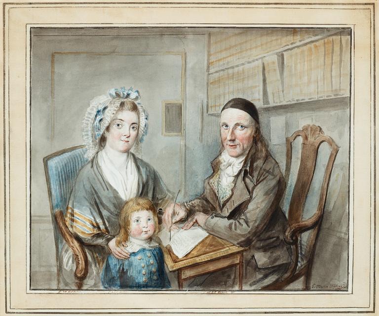 Elias Martin, Family portrait.