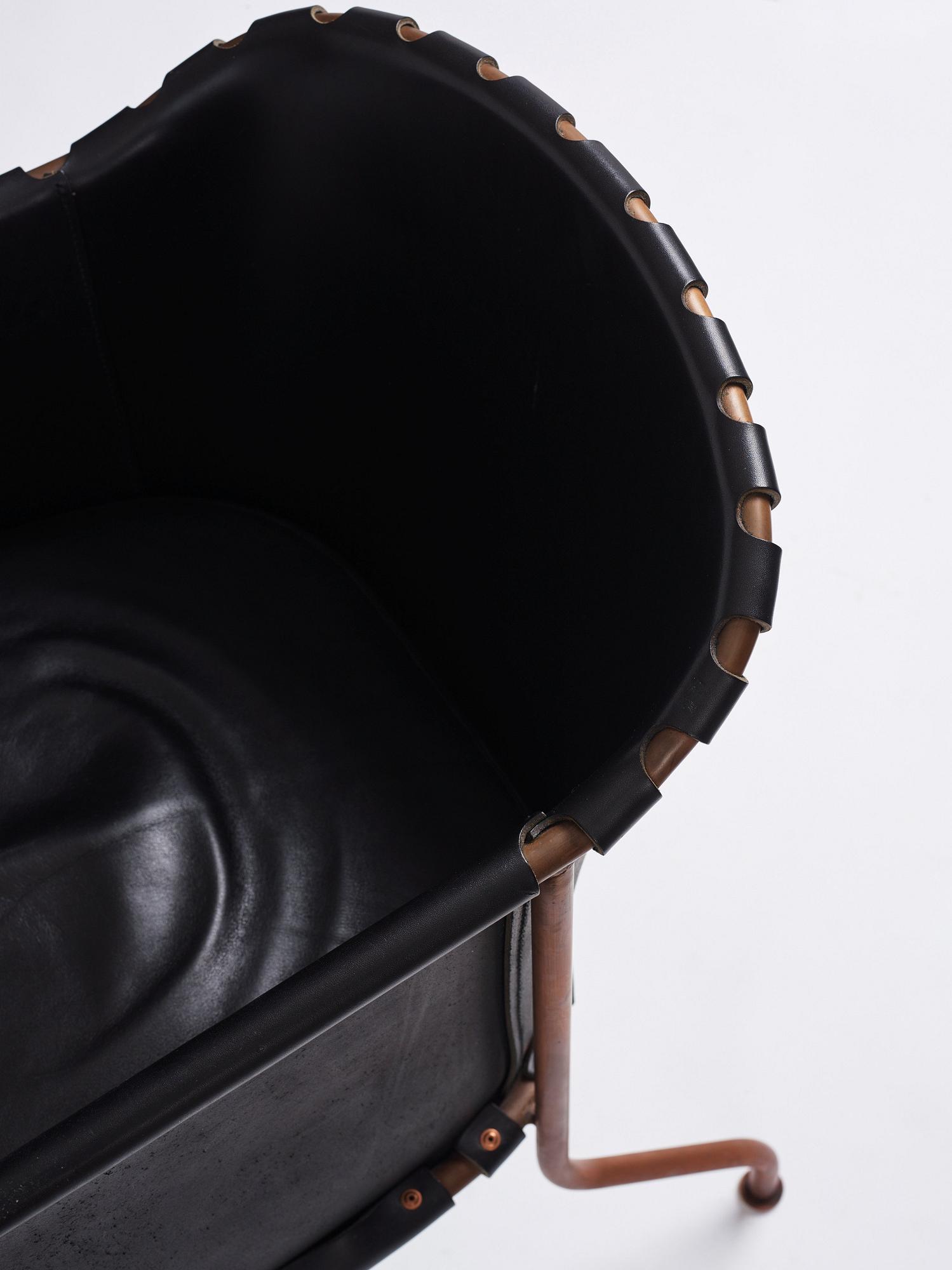 Mats Theselius, a pair of 'Ambassad' easy chairs, Källemo, Sweden, post 1999.