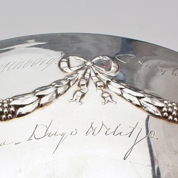 PARTI SILVER, 24 delar, bland annat  A.G Dufva, Stockholm, 1913. Total vikt ca 1758g.