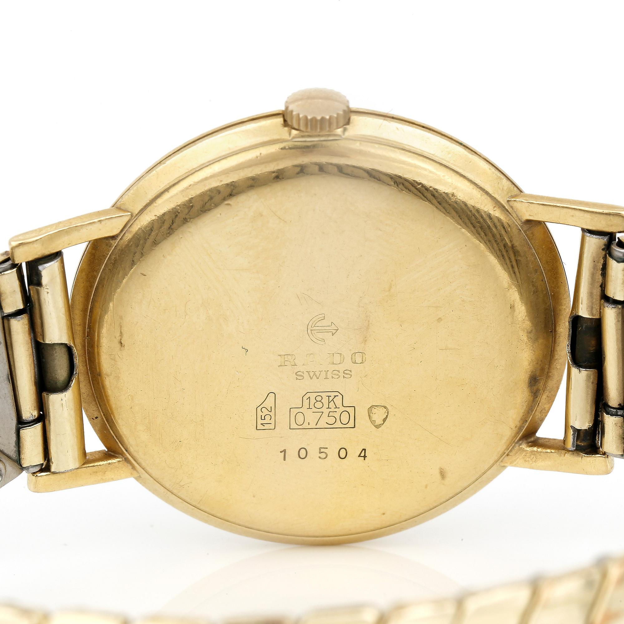 ARMBANDSUR, Rado, 18K guld.