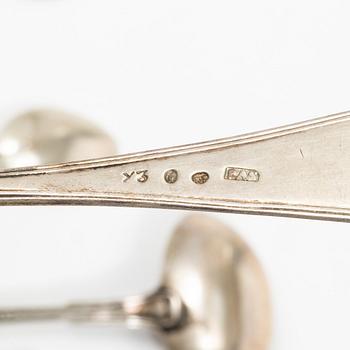 Cutlery, 47 pcs, silver, mostly Sweden.