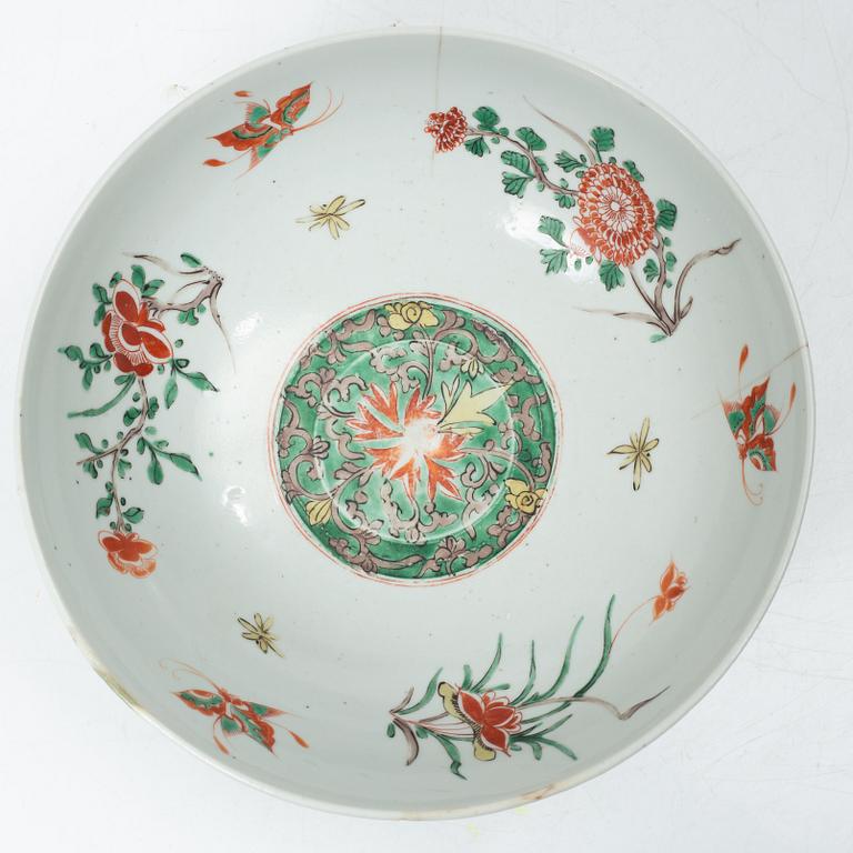 Skål, porslin, Kina, Kangxi (1662-1722).