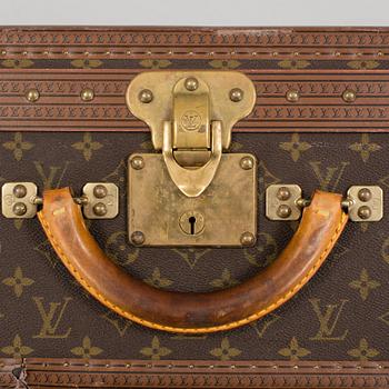 LOUIS VUITTON, a monogram canvas suitcase, "Alzer 75".