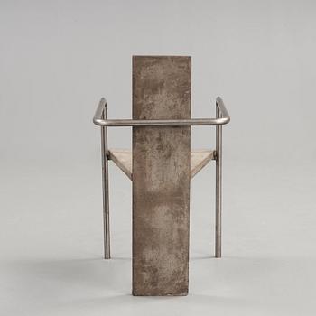 Jonas Bohlin, a 'Concrete' armchair, Källemo AB, Värnamo, Sweden 1981.