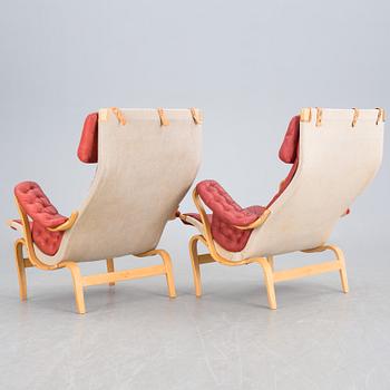 FÅTÖLJER, 2 st.  "Pernilla", Bruno Mathsson, Dux.