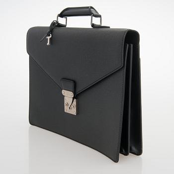 Louis Vuitton, A Taiga Leather 'Ambassador' briefcase.