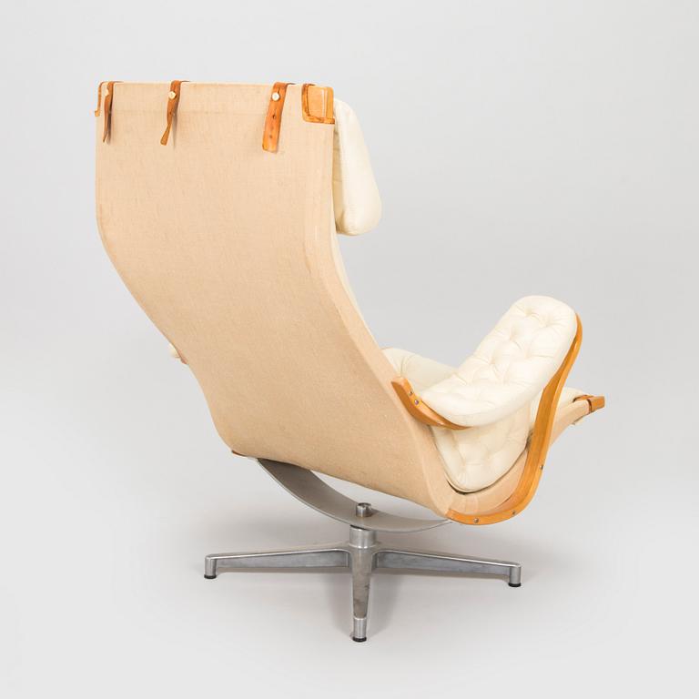 Bruno Mathsson, a 'Pernilla Roto' armchair, DUX, second half of the 20th century.