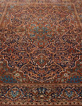 RUG. Semi-antique Kashan, possibly Motachem.  208,5 x 132,5 cm.