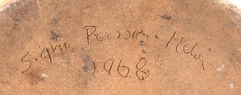 Signe Persson-Melin, a signed and dated 1968 stoneware urn.