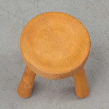 A birch stool by Ingvar Hildingsson.