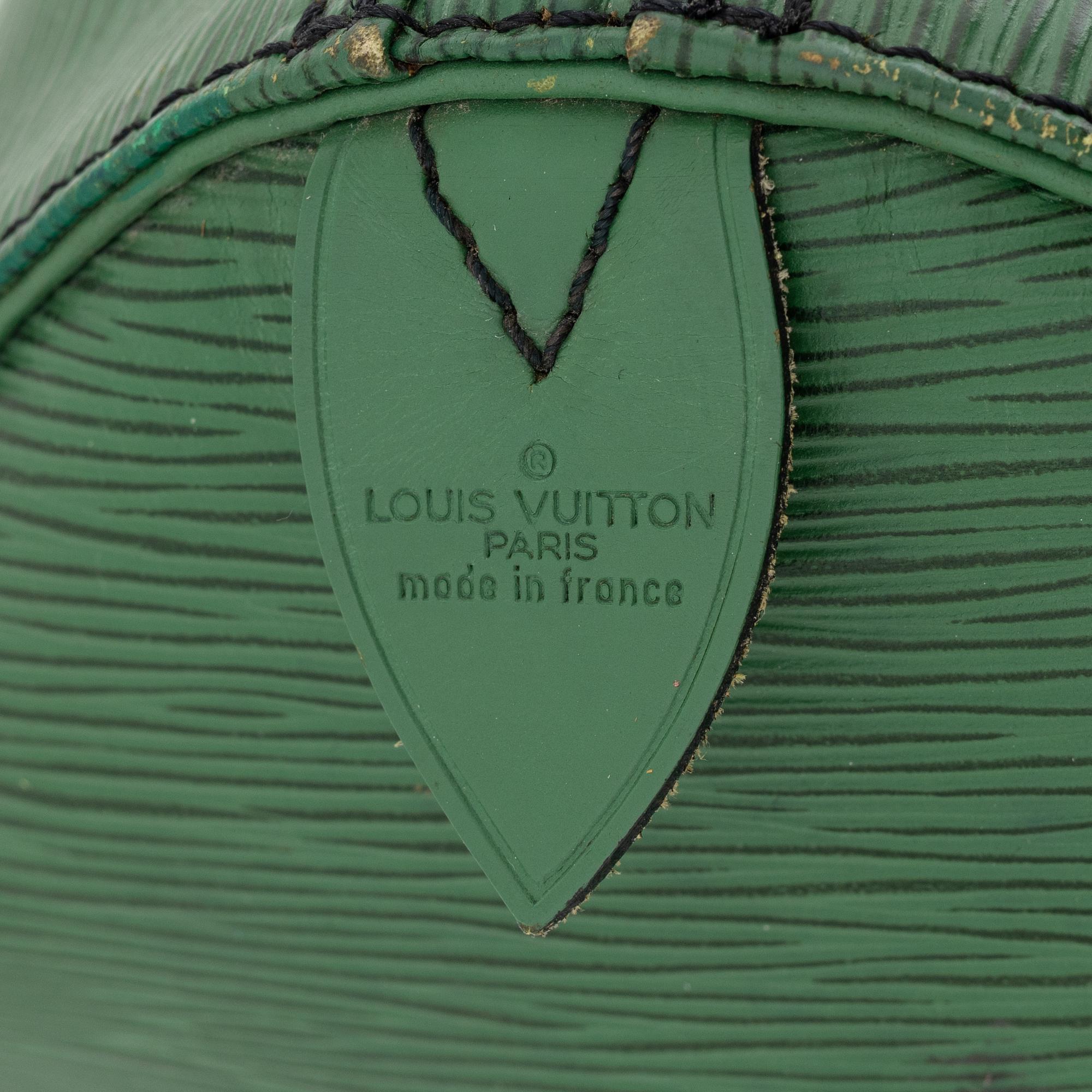 Louis Vuitton, Borneo Green epi Keepall 55.