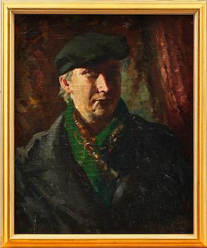 ENRIQUE OCHOA, tillskr, olja på duk, sign.