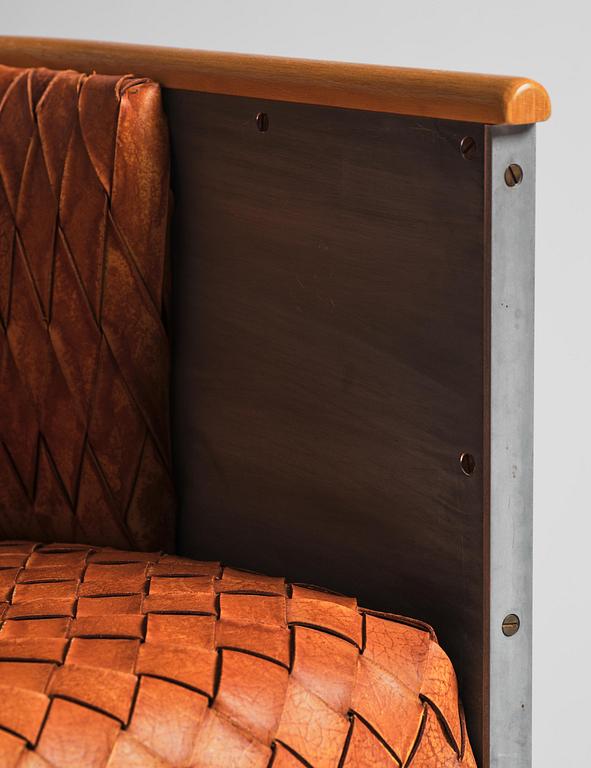 Mats Theselius, an "Aluminiumfåtölj" armchair, ed. 66/200, Källemo, Värnamo, post 1990.