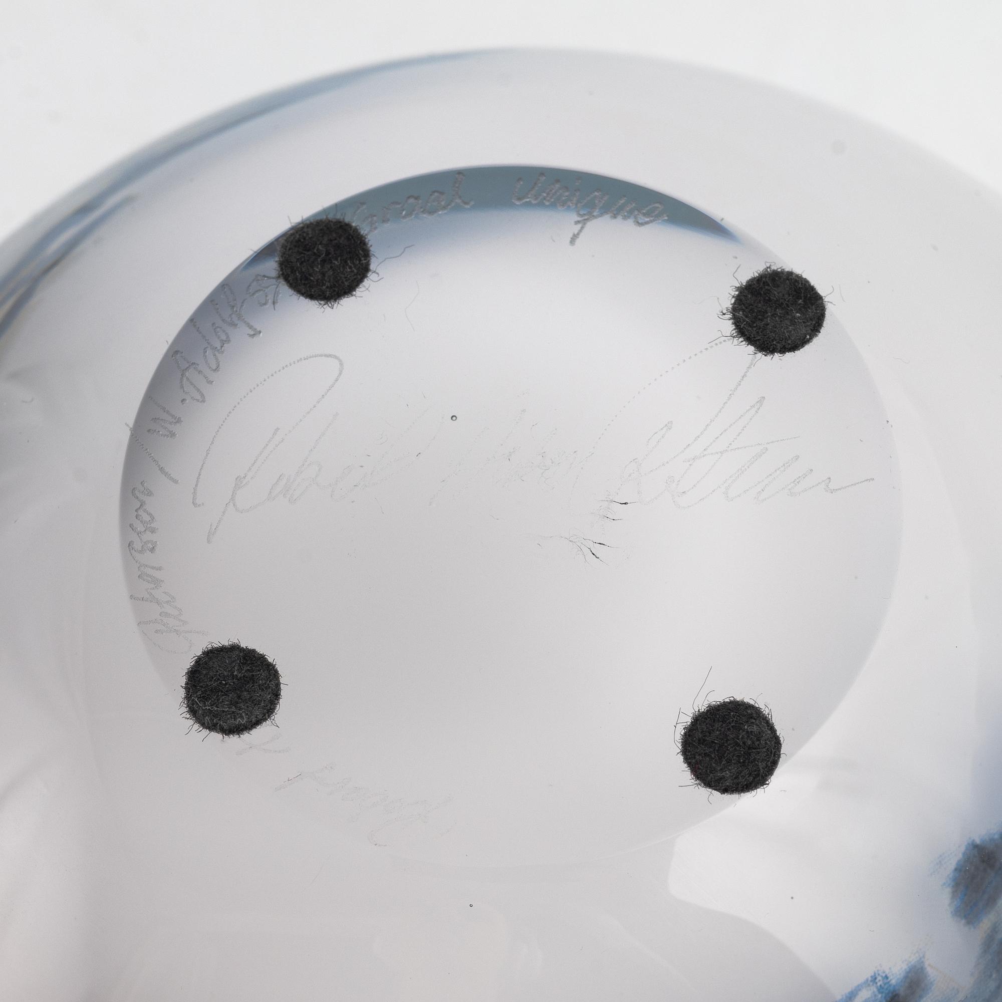 Robert Huber Petersson, a unique graal vase, Sweden.