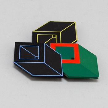 CAJSA HOLMSTRAND, miniature painting on panel, signed and dated 1995.
