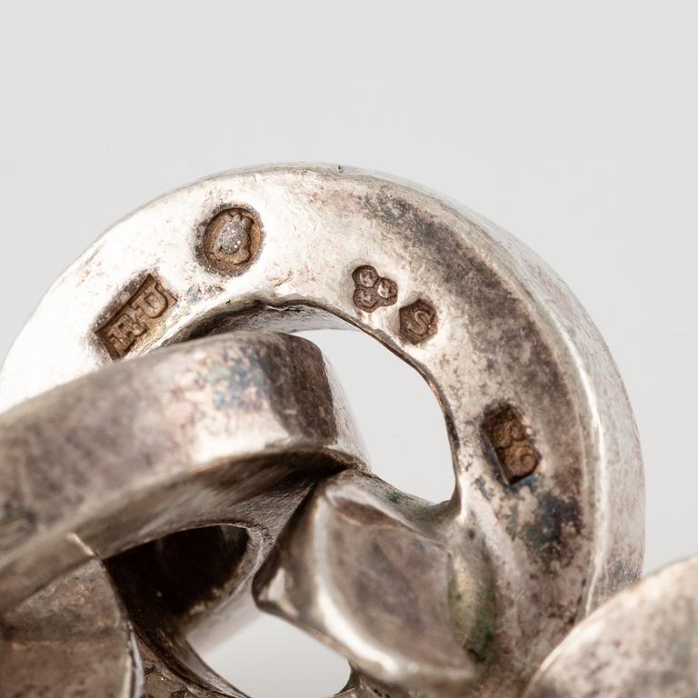 Rey Urban, necklace, silver, Stockholm 1969.