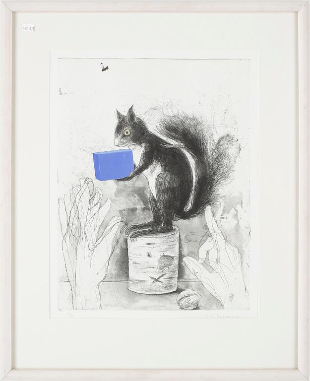 PÄR GUNNAR THELANDER, färgetsning, signerad, numrerad 36/50.
