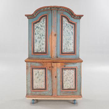 A cabinet, dated 1817.