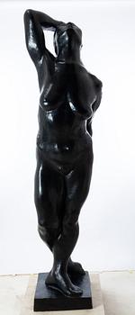 Gudmar Olovson, Statue. Signed. Numbered. Foundry mark. Bronze, height 210 cm, length 56 cm.